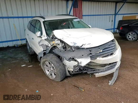2015 Chevrolet Traverse LT with VIN 1GNKVGKD7FJ133691, listed as a Copart auction lot 57841595 with 180,307 mi miles and Salvage title. Bid and sale history available at DreamBid. Image 14.