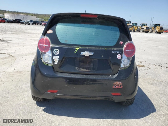 2014 Chevrolet Spark LS with VIN KL8CB6S92EC496438, listed as a Copart auction lot 52646885 with 0 mi miles and Clean Title. Bid and sale history available at carsss.com. Image 6.