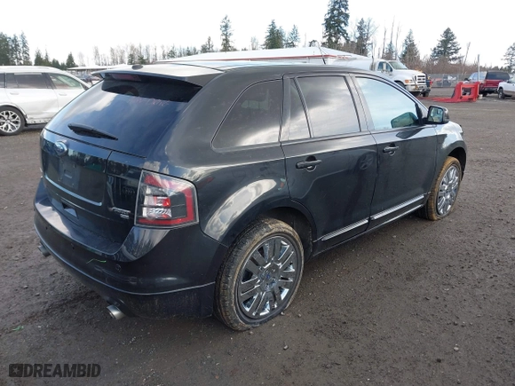 2010 Ford Edge Sport with VIN 2FMDK4AC6ABA49548, listed as a IAAI auction lot 41713110 with 190,460 mi miles. Bid and sale history available at carsss.com. Image 4.