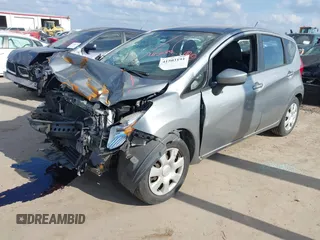 2015 Nissan Note SV with VIN 3N1CE2CP9FL421765, listed as a IAAI auction lot 42110587 with 157,474 mi miles and . Bid and sale history available at DreamBid. Image 2.