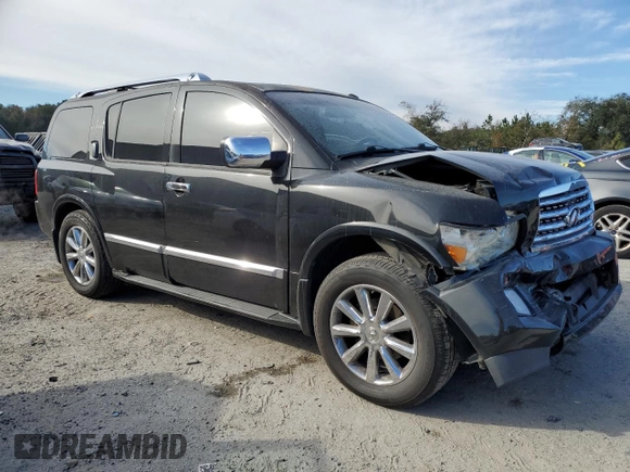 2008 Infiniti QX56 with VIN 5N3AA08C88N911548, listed as a Copart auction lot 86451114 with 225,413 mi miles and Non Repairable. Bid and sale history available at carsss.com. Image 4.