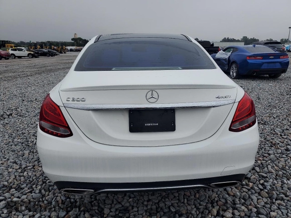 2016 Mercedes-Benz C 300 Luxury with VIN 55SWF4KB9GU157423, listed as a Copart auction lot 64878455 with 79,516 mi miles and Clean title. Bid and sale history available at DreamBid. Image 6.