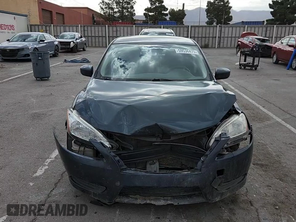 2014 Nissan Sentra SV with VIN 3N1AB7AP7EL653313, listed as a Copart auction lot 59536475 with 126,048 mi miles and Salvage title. Bid and sale history available at DreamBid. Image 13.