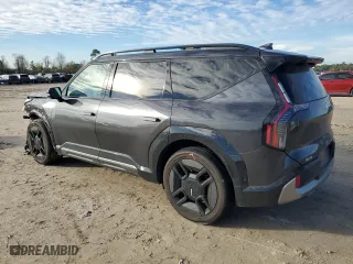 2024 Kia EV9 GT-Line with VIN KNDAEFS55R6035547, listed as a Copart auction lot 89186815 with 5,671 mi miles and Salvage Title. Bid and sale history available at carsss.com. Image 2.
