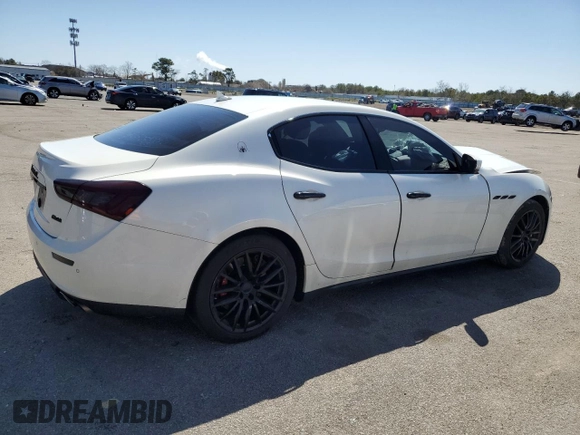 2017 Maserati Ghibli S Q4 z VIN ZAM57RTA6H1247079, wystawiony jako Copart lot #52099755 z przebiegiem 124 159 mil mil oraz Szkody całkowita. Historia ofert i sprzedaży dostępna na DreamBid. Obrazek 3.