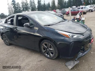 2020 Toyota Prius L Eco with VIN JTDKARFU9L3116109, listed as a IAAI auction lot 41349577 with 1 mi miles. Bid and sale history available at carsss.com. Image 1.