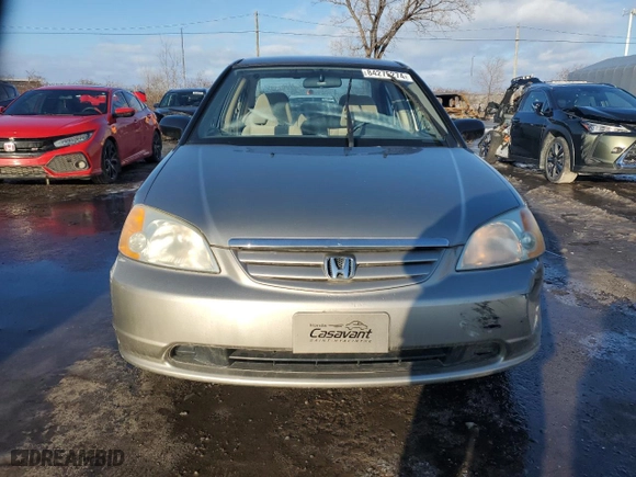 2003 Honda Civic DX with VIN 2HGES16483H914854, listed as a Copart auction lot 84275274 with 20,803 mi miles and Salvage Title. Bid and sale history available at carsss.com. Image 5.