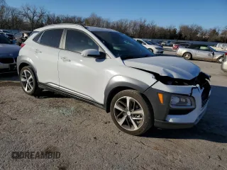 2021 Hyundai Kona Limited with VIN KM8K33A51MU600192, listed as a Copart auction lot 86171894 with 47,116 mi miles and Salvage Title. Bid and sale history available at carsss.com. Image 4.