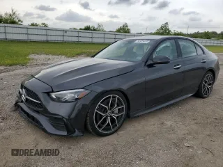 2024 Mercedes-Benz C 300 with VIN W1KAF4GB1RR237158, listed as a Copart auction lot 54973445 with 2,465 mi miles and Salvage title. Bid and sale history available at DreamBid. Image 1.