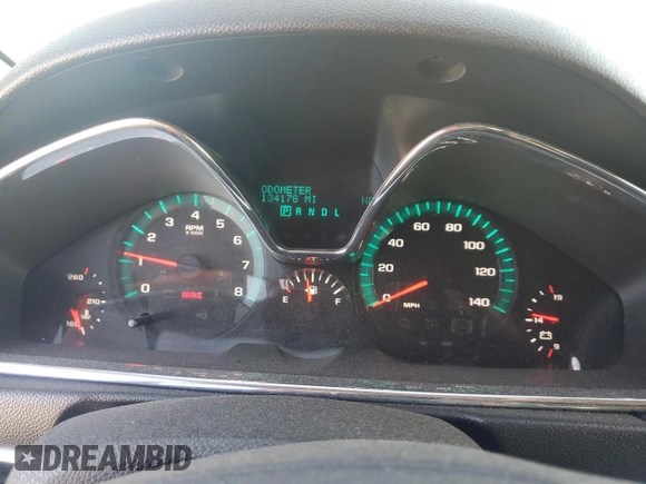 2016 Chevrolet Traverse LT with VIN 1GNKRGKD5GJ205025, listed as a Copart auction lot 87725195 with 134,178 mi miles and Salvage Title. Bid and sale history available at carsss.com. Image 9.