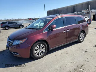 2017 Honda Odyssey EX-L with VIN 5FNRL5H66HB006354, listed as a Copart auction lot 49682455 with 250,935 mi miles and Salvage Title. Bid and sale history available at DreamBid. Image 1.