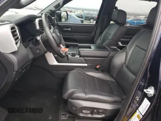 2023 Toyota Tundra 2WD Platinum with VIN 5TFNA5ABXPX029779, listed as a Copart auction lot 44708015 with 25,718 mi miles and Salvage Title. Bid and sale history available at carsss.com. Image 7.