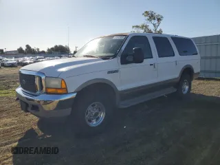 2000 Ford Excursion Limited с VIN 1FMNU43S5YEE00578, выставлен на аукционе Copart как лот 51842985 с пробегом 174 089 миль миль и Чистый • Clean title. История ставок и продаж доступна на DreamBid. Изображение 1.