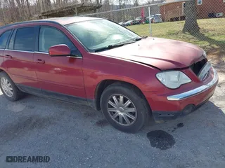 2007 Chrysler Pacifica Touring with VIN 2A8GM68X67R303199, listed as a IAAI auction lot 41813555 with 161,495 mi miles. Bid and sale history available at carsss.com. Image 1.