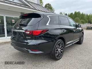 2020 Infiniti QX60 Luxe with VIN 5N1DL0MM1LC529252, listed as a IAAI auction lot 42315801 with 183,499 mi miles and . Bid and sale history available at DreamBid. Image 4.