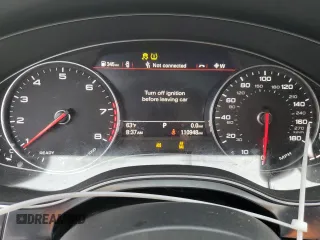 2016 Audi A6 2.0T Premium Plus with VIN WAUDFAFC2GN182396, listed as a Copart auction lot 81040024 with 110,948 mi miles and Salvage Title. Bid and sale history available at carsss.com. Image 9.