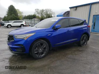 2019 Acura RDX w/A-Spec Pkg with VIN 5J8TC1H6XKL010136, listed as a Copart auction lot 47319425 with 0 mi miles and Salvage Title. Bid and sale history available at carsss.com. Image 1.