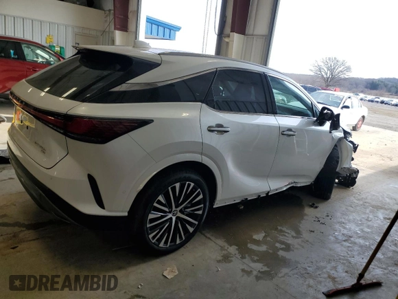 2025 Lexus RX 350h with VIN 2T2BBMCA2SC076015, listed as a Copart auction lot 50081885 with 119 mi miles and Non repairable. Bid and sale history available at DreamBid. Image 3.