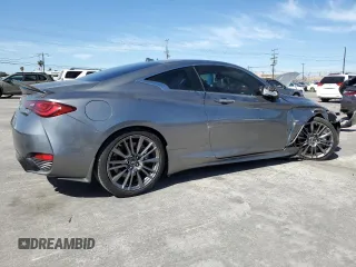 2017 Infiniti Q60 Sport with VIN JN1EV7EK5HM363508, listed as a Copart auction lot 52693455 with 120,435 mi miles and Salvage Title. Bid and sale history available at DreamBid. Image 3.