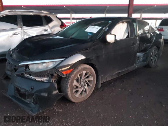 2016 Honda Civic Sedan EX with VIN 19XFC2F75GE002412, listed as a IAAI auction lot 41759751 with 209,582 mi miles. Bid and sale history available at carsss.com. Image 2.
