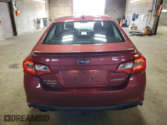 2019 Subaru Legacy Sport with VIN 4S3BNAS67K3008146, listed as a Copart auction lot 48481935 with 44,237 mi miles and Salvage Title. Bid and sale history available at carsss.com. Image 6.