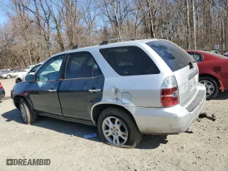 2005 Acura MDX Touring with VIN 2HNYD186X5H502534, listed as a Copart auction lot 48124035 with 0 mi miles and Salvage Title. Bid and sale history available at carsss.com. Image 2.