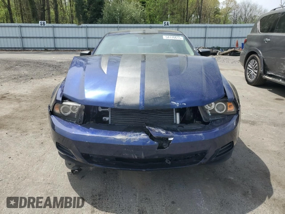 2010 Ford Mustang V6 with VIN 1ZVBP8AN7A5166515, listed as a Copart auction lot 54176615 with 99,390 mi miles and Salvage Title. Bid and sale history available at DreamBid. Image 5.
