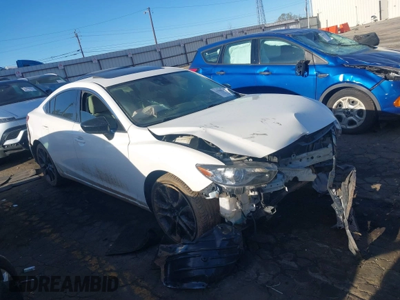 2015 Mazda 6 i Grand Touring with VIN JM1GJ1W54F1202766, listed as a IAAI auction lot 41860197 with Not Provided miles and . Bid and sale history available at DreamBid. Image 1.