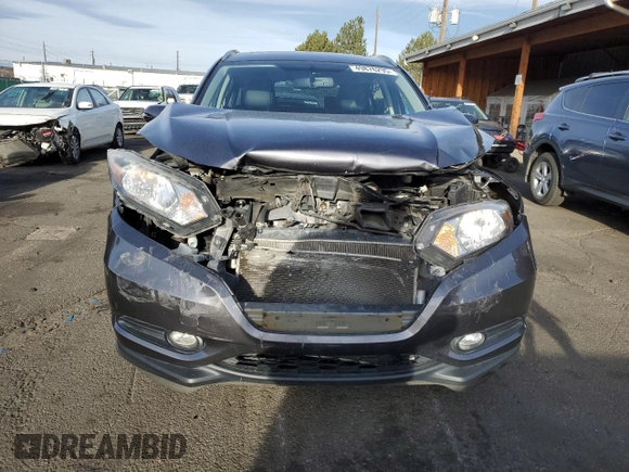 2016 Honda HR-V EX-L w/Navi with VIN 3CZRU6H72GM718666, listed as a Copart auction lot 49876295 with 56,276 mi miles and Salvage Title. Bid and sale history available at carsss.com. Image 5.
