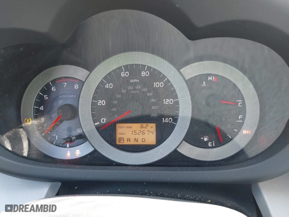 2007 Toyota RAV4 with VIN JTMZD33V175061438, listed as a IAAI auction lot 41769423 with 152,674 mi miles. Bid and sale history available at carsss.com. Image 7.