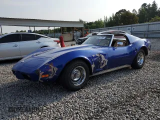 1975 Chevrolet Corvette with VIN 1Z37J5S415588, listed as a Copart auction lot 59477955 with 58,044 mi miles and Salvage title. Bid and sale history available at DreamBid. Image 1.