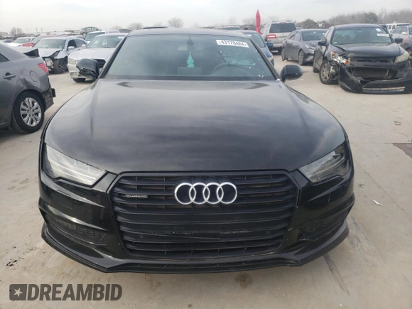 2017 Audi A7 Premium Plus with VIN WAUW2AFC1HN093604, listed as a Copart auction lot 43178484 with 32,851 mi miles. Bid and sale history available at carsss.com. Image 5.