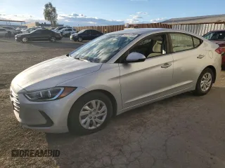 2017 Hyundai Elantra SE with VIN 5NPD74LF7HH136063, listed as a Copart auction lot 48110155 with 93,528 mi miles and Salvage title. Bid and sale history available at DreamBid. Image 1.