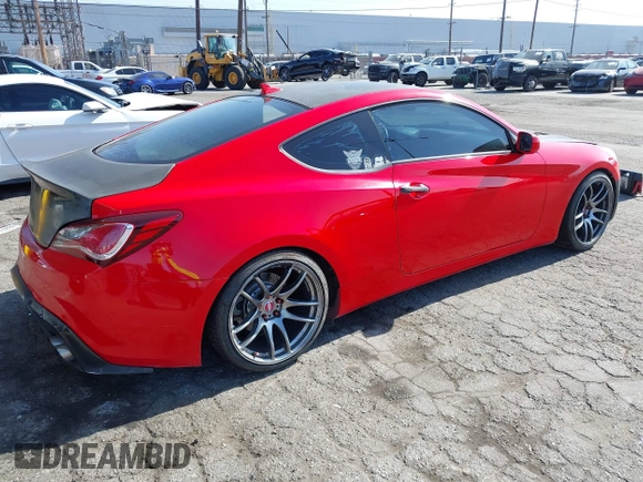 2014 Hyundai Genesis Coupe 2.0T with VIN KMHHT6KD0EU116078, listed as a IAAI auction lot 42396205 with 138,996 mi miles and . Bid and sale history available at DreamBid. Image 4.