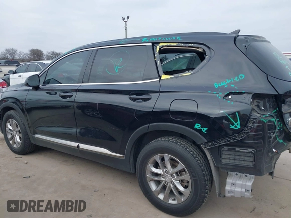 2019 Hyundai Santa Fe SEL with VIN 5NMS33AD2KH068726, listed as a IAAI auction lot 41624718 with 122,310 mi miles and . Bid and sale history available at DreamBid. Image 15.