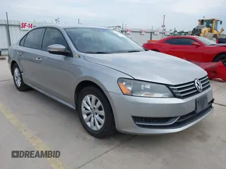 2013 Volkswagen Passat Wolfsburg Edition with VIN 1VWAH7A37DC106591, listed as a IAAI auction lot 42210416 with 163,137 mi miles and . Bid and sale history available at DreamBid. Image 1.
