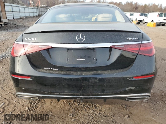 2024 Mercedes-Benz S 580 z VIN W1K6G7GB8RA270094, wystawiony jako Copart lot #78233864 z przebiegiem 3 565 mil mil oraz Szkoda całkowita • Salvage title. Historia ofert i sprzedaży dostępna na DreamBid. Obrazek 6.