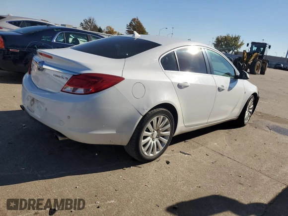 2011 Buick Regal CXL Turbo TO1 with VIN W04GV5EV1B1119278, listed as a Copart auction lot 77210764 with 177,516 mi miles and Salvage Title. Bid and sale history available at carsss.com. Image 3.