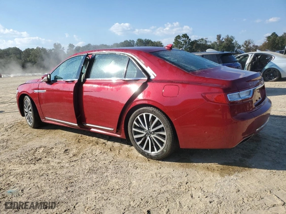 2019 Lincoln Continental Select with VIN 1LN6L9SK4K5605760, listed as a Copart auction lot 74292294 with 0 mi miles and Non Repairable. Bid and sale history available at carsss.com. Image 2.