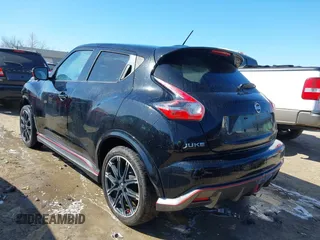 2015 Nissan Juke S with VIN JN8AF5MV1FT559817, listed as a IAAI auction lot 41880219 with 240,586 mi miles and . Bid and sale history available at carsss.com. Image 3.
