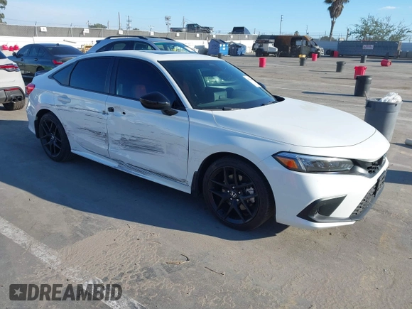 2024 Honda Civic Si with VIN 2HGFE1E51RH470618, listed as a IAAI auction lot 41756006 with 15,056 mi miles and . Bid and sale history available at DreamBid. Image 1.