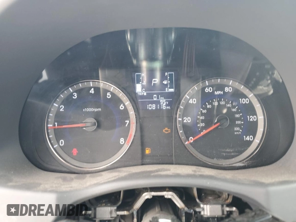 2015 Hyundai Accent GLS with VIN KMHCT4AE9FU847764, listed as a Copart auction lot 68059733 with 108,116 mi miles. Bid and sale history available at carsss.com. Image 9.
