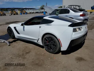 2016 Chevrolet Corvette Z06 2LZ with VIN 1G1YS2D64G5606608, listed as a Copart auction lot 56267255 with 48,711 mi miles and Salvage title. Bid and sale history available at DreamBid. Image 2.