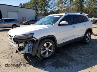 2020 Jeep Cherokee Limited with VIN 1C4PJLDB6LD542516, listed as a Copart auction lot 45635295 with 58,146 mi miles and Salvage Title. Bid and sale history available at carsss.com. Image 1.