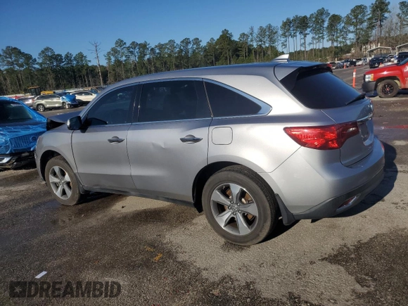 2016 Acura MDX with VIN 5FRYD3H26GB019418, listed as a Copart auction lot 47753555 with 136,957 mi miles and Salvage Title. Bid and sale history available at carsss.com. Image 2.