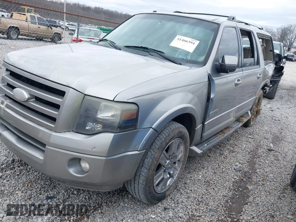 2008 Ford Expedition EL Limited with VIN 1FMFK19578LA77432, listed as a IAAI auction lot 41466394 with 398,963 mi miles. Bid and sale history available at carsss.com. Image 2.