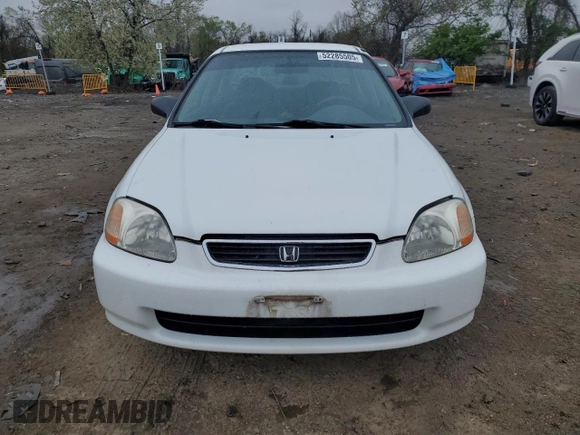 1998 Honda Civic LX with VIN 2HGEJ6676WH603129, listed as a Copart auction lot 52285505 with 49,646 mi miles and Salvage Title. Bid and sale history available at DreamBid. Image 5.