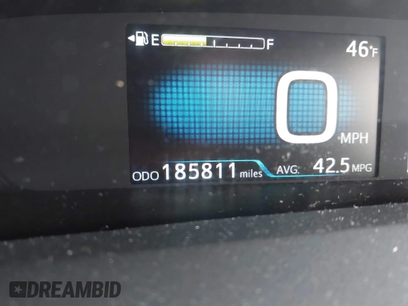 2020 Toyota Prius L Eco z VIN JTDKARFU5L3106001, wystawiony jako IAAI lot #41413697 z przebiegiem 185 811 mil mil oraz . Historia ofert i sprzedaży dostępna na DreamBid. Obrazek 16.