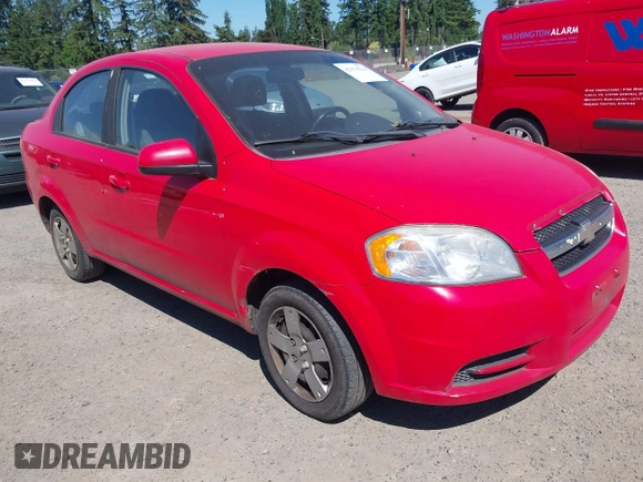 2010 Chevrolet Aveo 1LT with VIN KL1TD5DE9AB094395, listed as a IAAI auction lot 42374214 with 195,893 mi miles and . Bid and sale history available at DreamBid. Image 1.