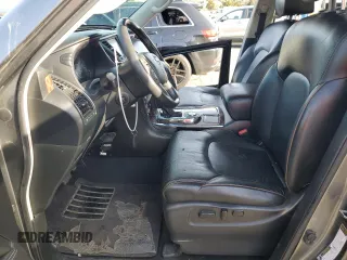 2017 Nissan Armada Platinum z VIN JN8AY2NF1H9300454, wystawiony jako Copart lot #49198605 z przebiegiem 109 546 mil mil oraz Szkoda całkowita • Salvage title. Historia ofert i sprzedaży dostępna na DreamBid. Obrazek 7.